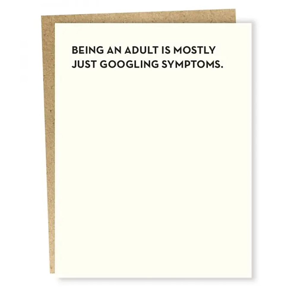 Being An Adult Card