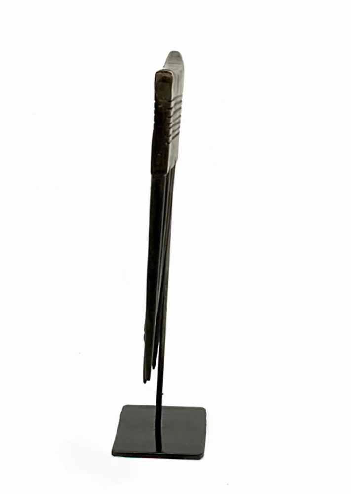 Baule Wood Comb on Stand - Ivory Coast