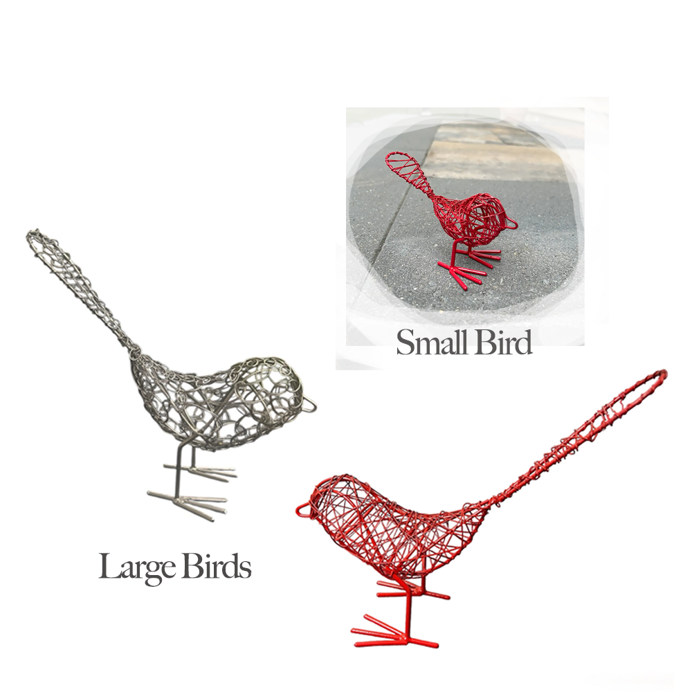 Handmade Wired Birds