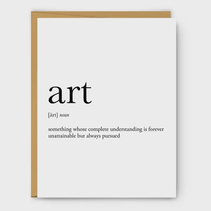 Art Definition Card