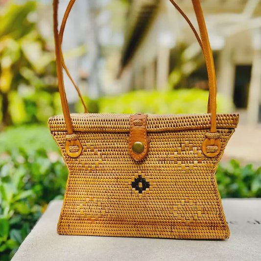 Ata Vine Geometric Handbag