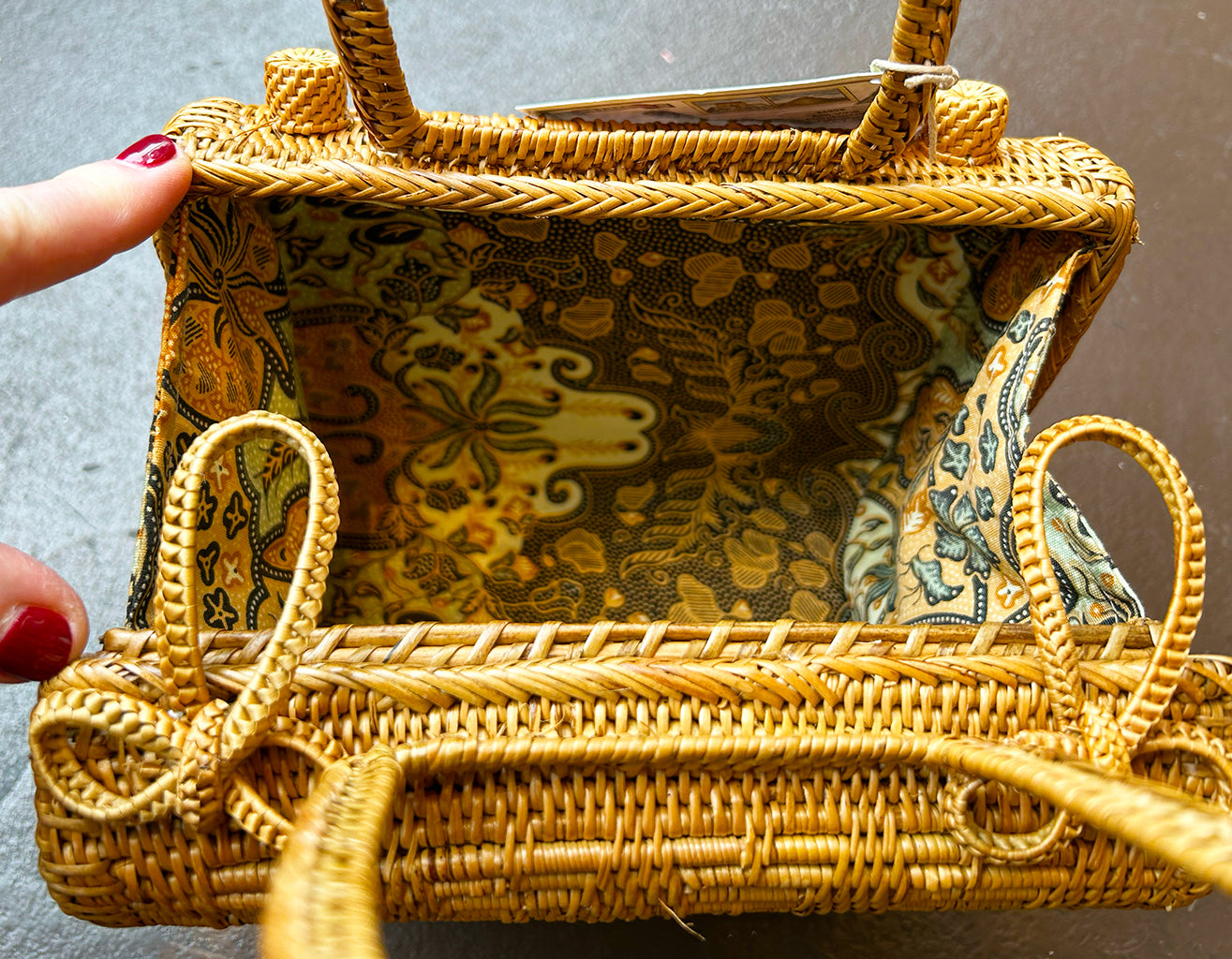 Ata Vine Handwoven Handbag