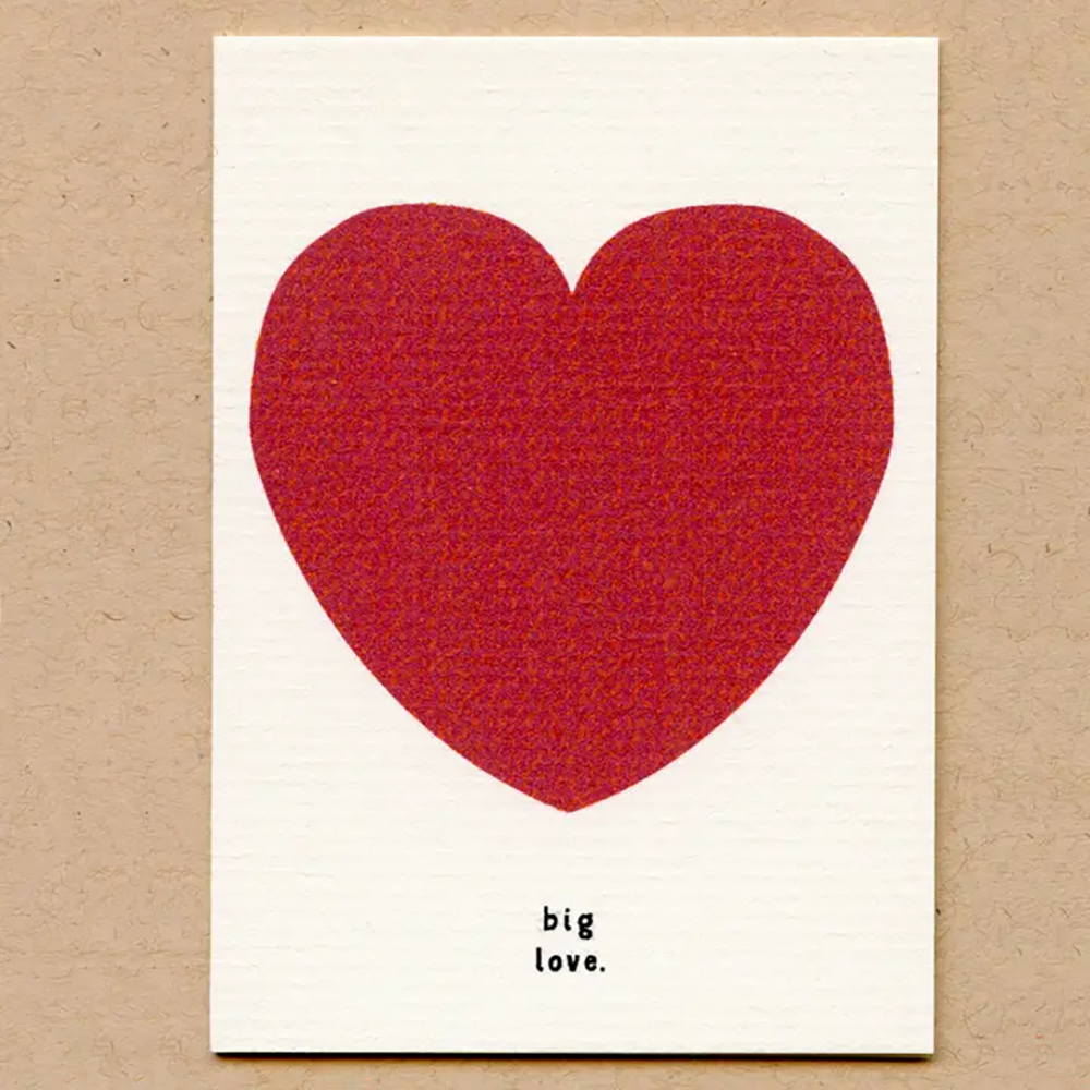 Big Love Tiny Card