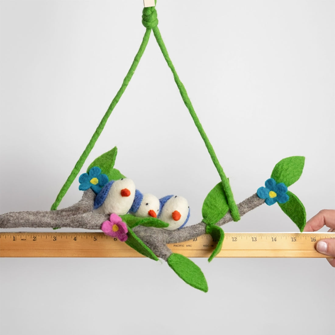 Blue Bird Handmade Felt Mobile