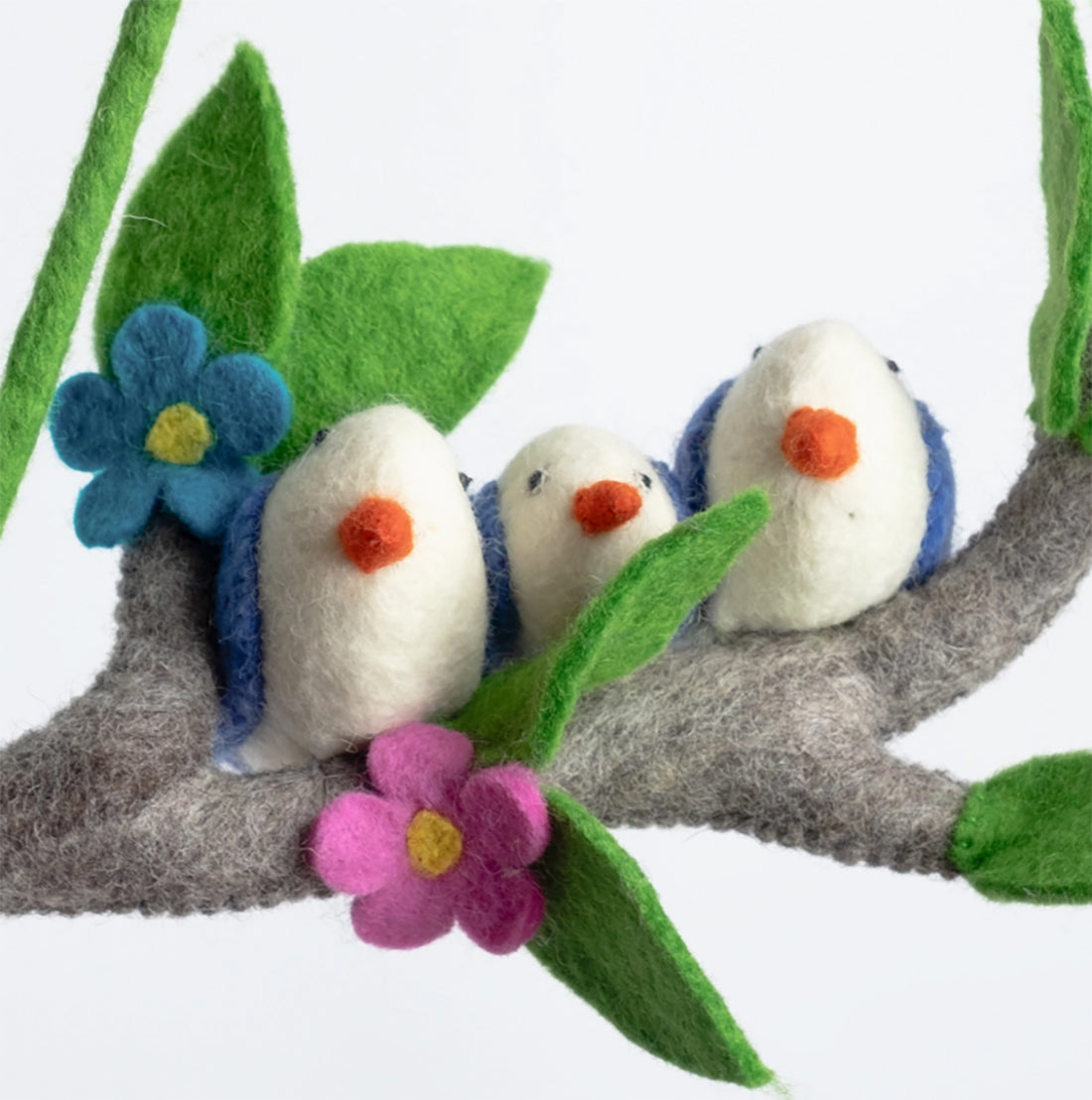 Blue Bird Handmade Felt Mobile