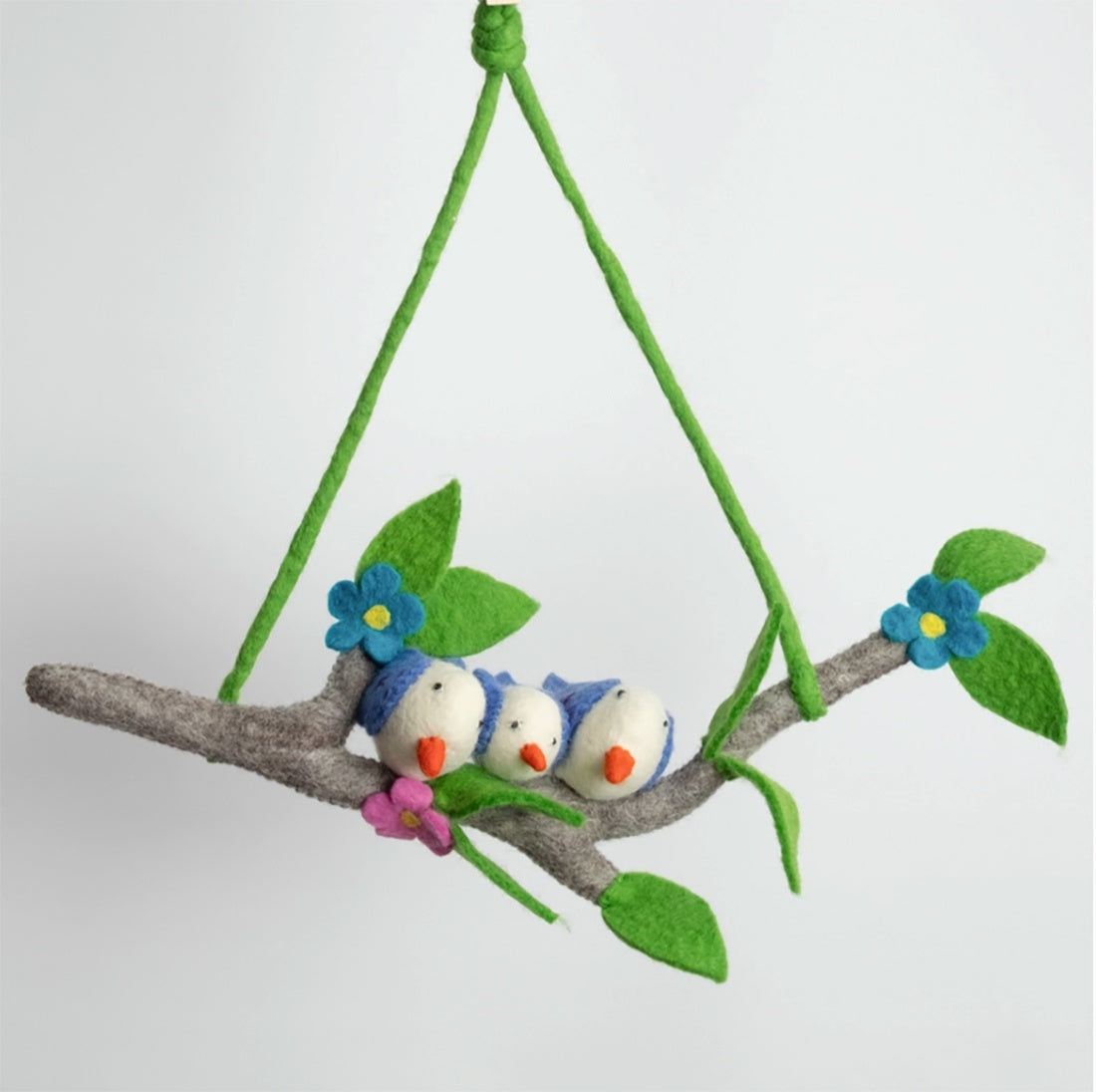 Blue Bird Handmade Felt Mobile