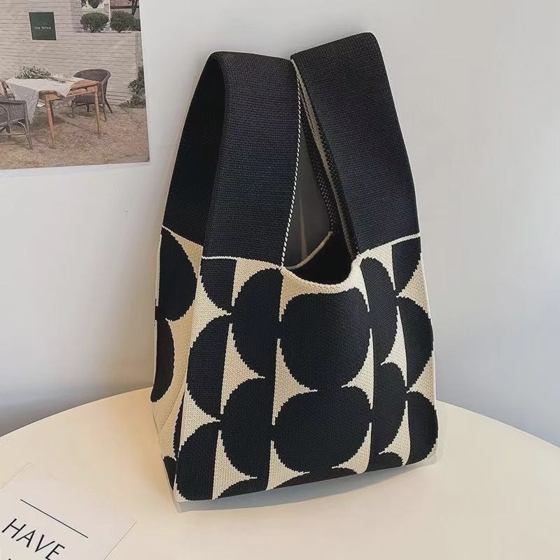 Mini Woven Tote Bag