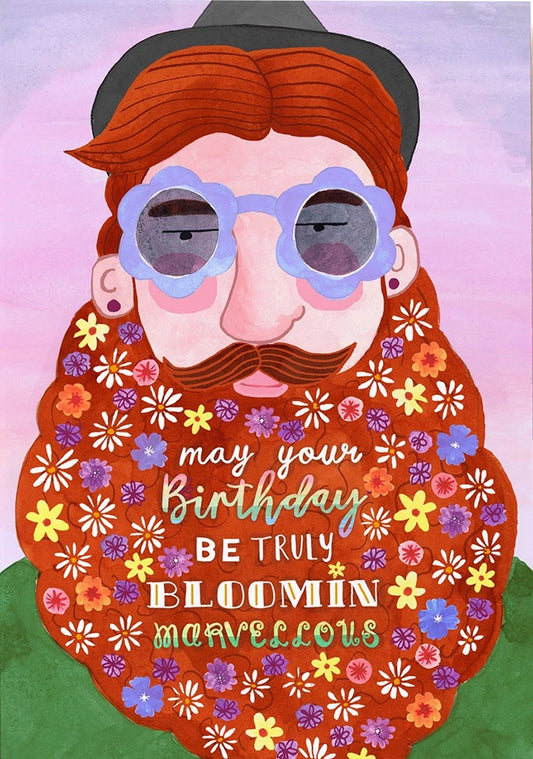 May Your Birthday Be Truly Bloomin' Marvelous - Card