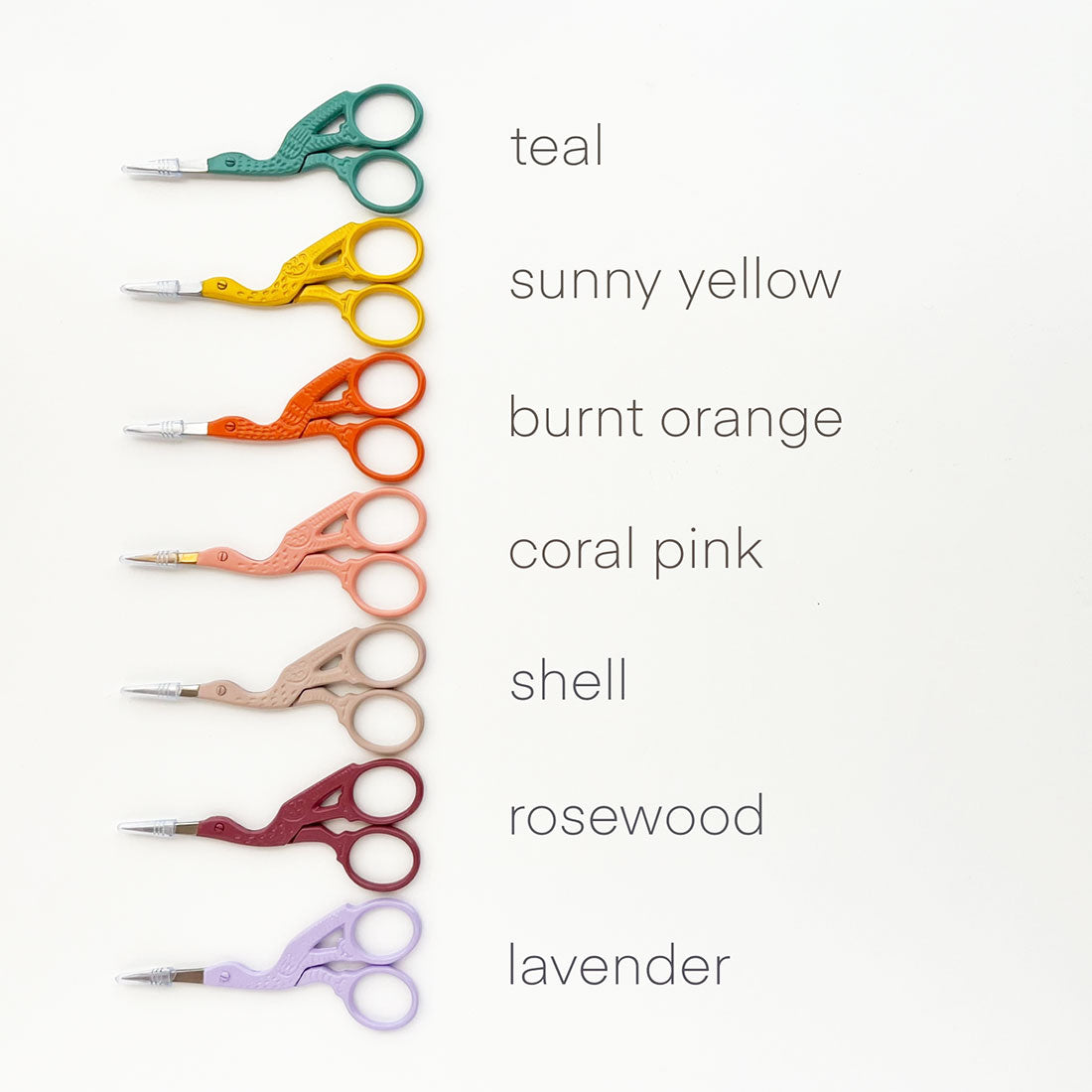 Stork Embroidery Scissors