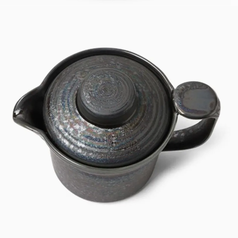 Naoki Brown Grey Teapot