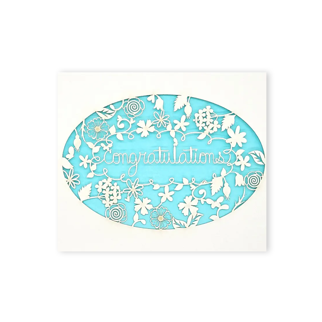 Congratulations Wreath of Flowers
