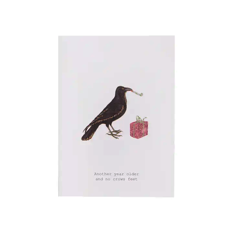 Crows Feet Greeting Card