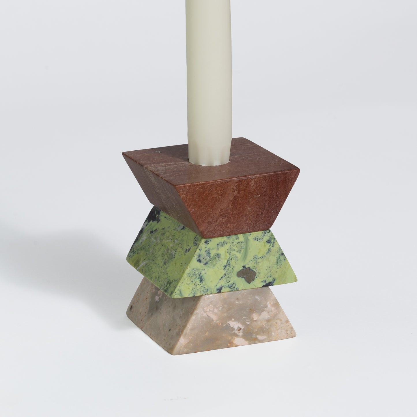 Triangle Puzzle Candelabra by DAR Proyectos