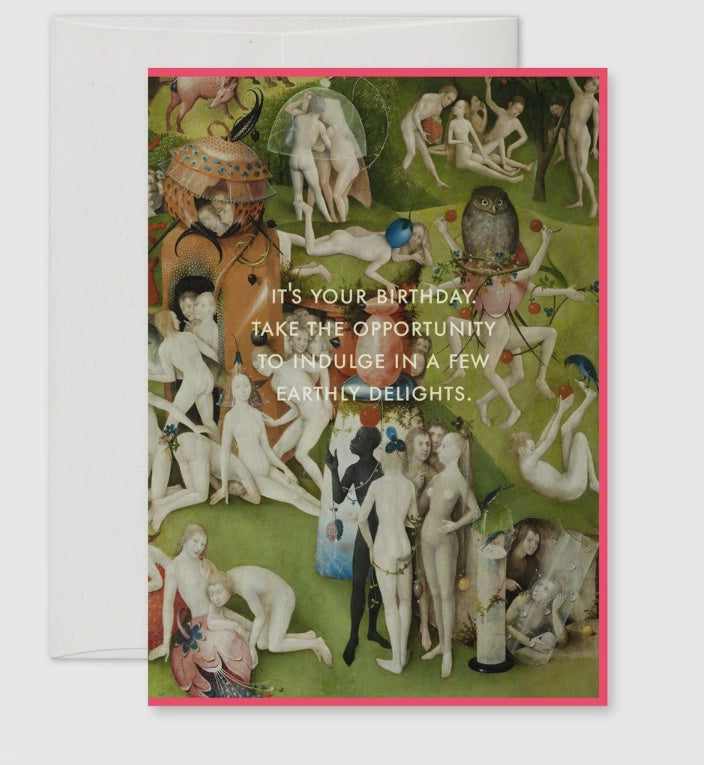 Earthly Delights Birthday Card