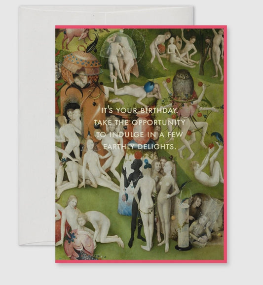 Earthly Delights Birthday Card