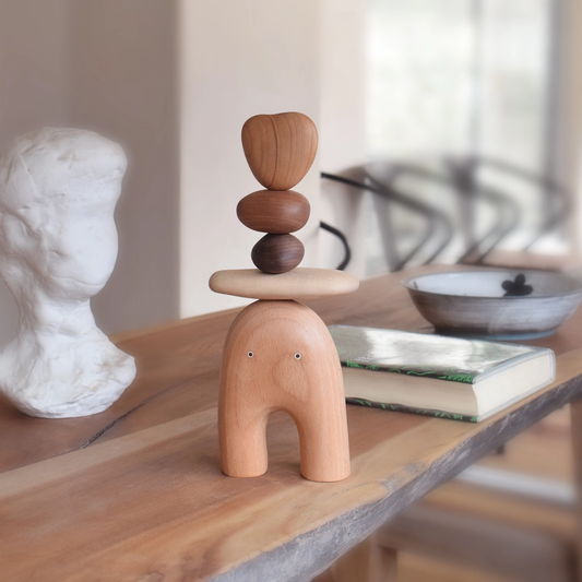 Wood Zen Balance Elf