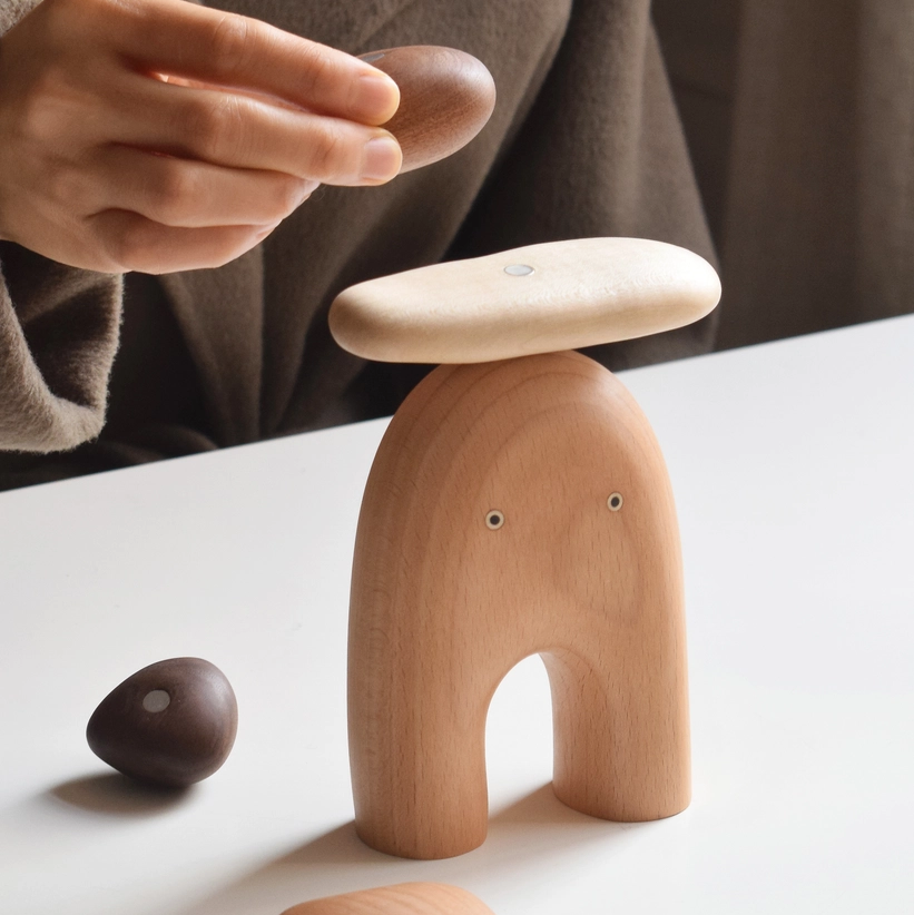 Wood Zen Balance Elf