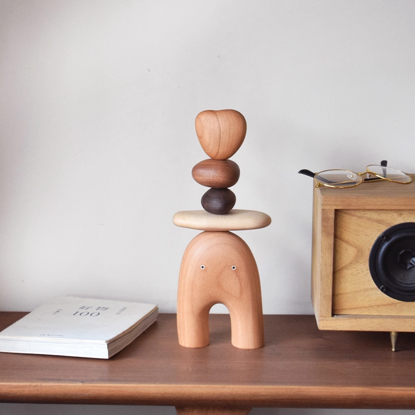 Wood Zen Balance Elf