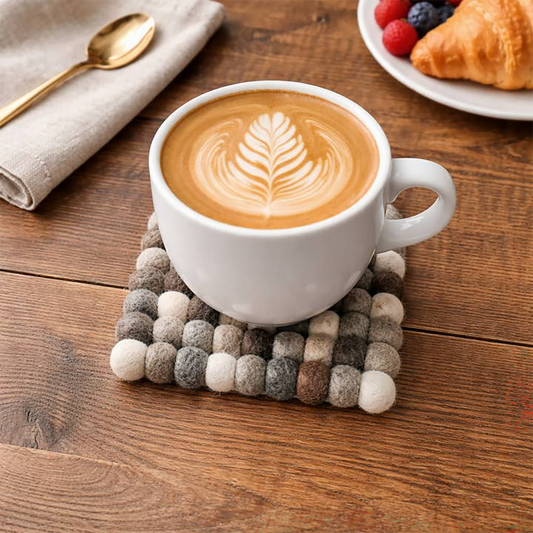 Felt Ball Coasters