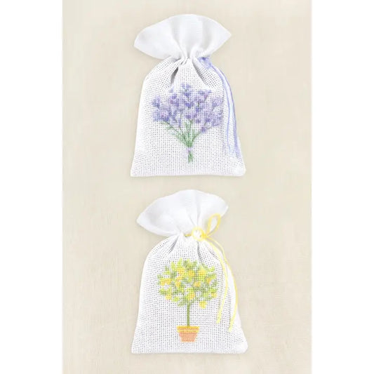 Designer Cross Stitch Kit - Fragrance Bags