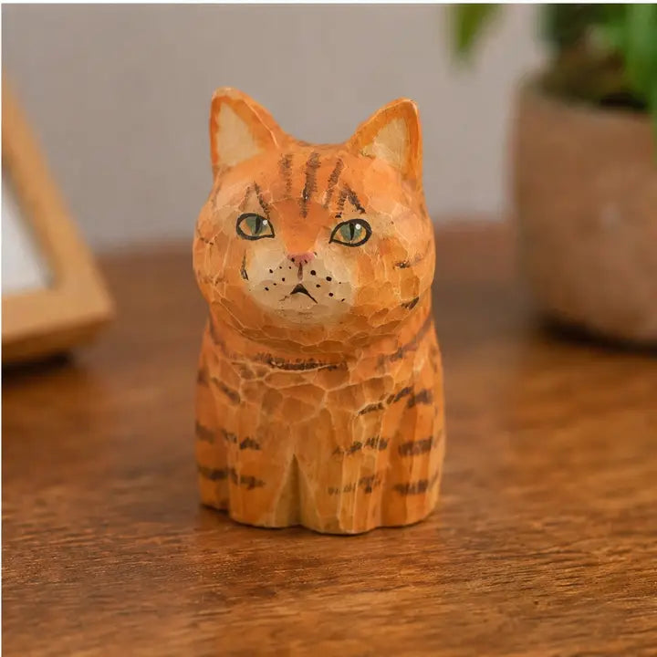 Handcarved Sitting Animals