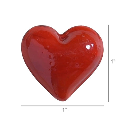 Small Glass Hearts
