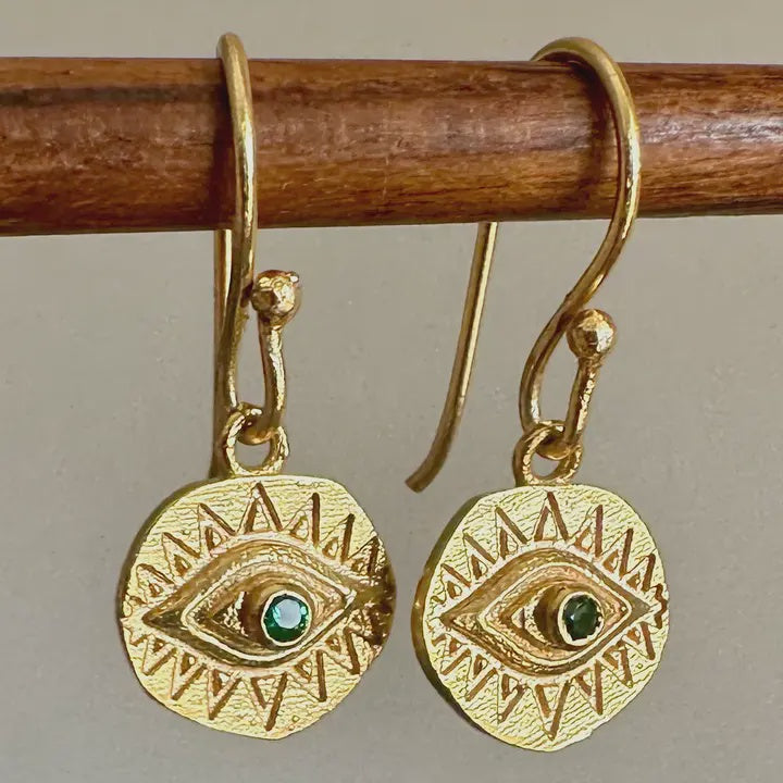 Tiny Third Eye Earrings