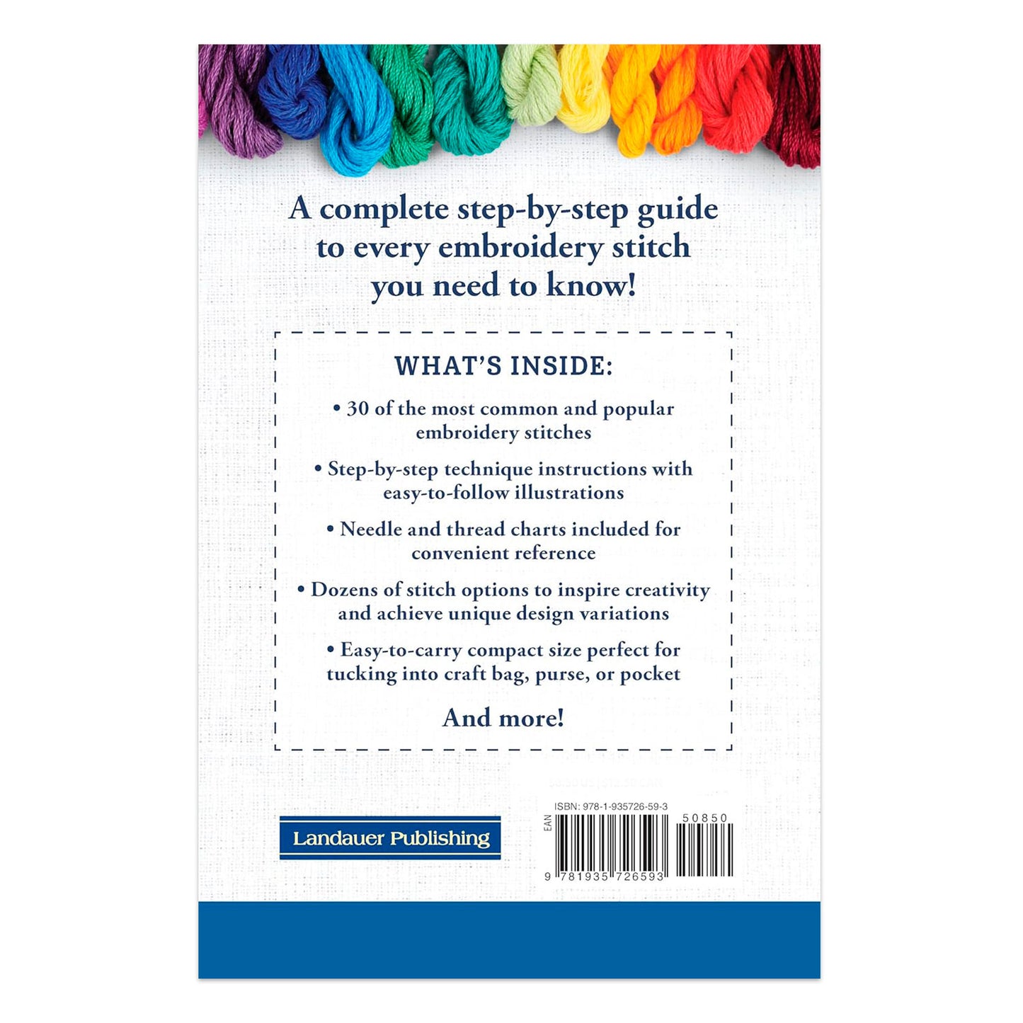 Hand Embroidery Stitches At-A-Glance