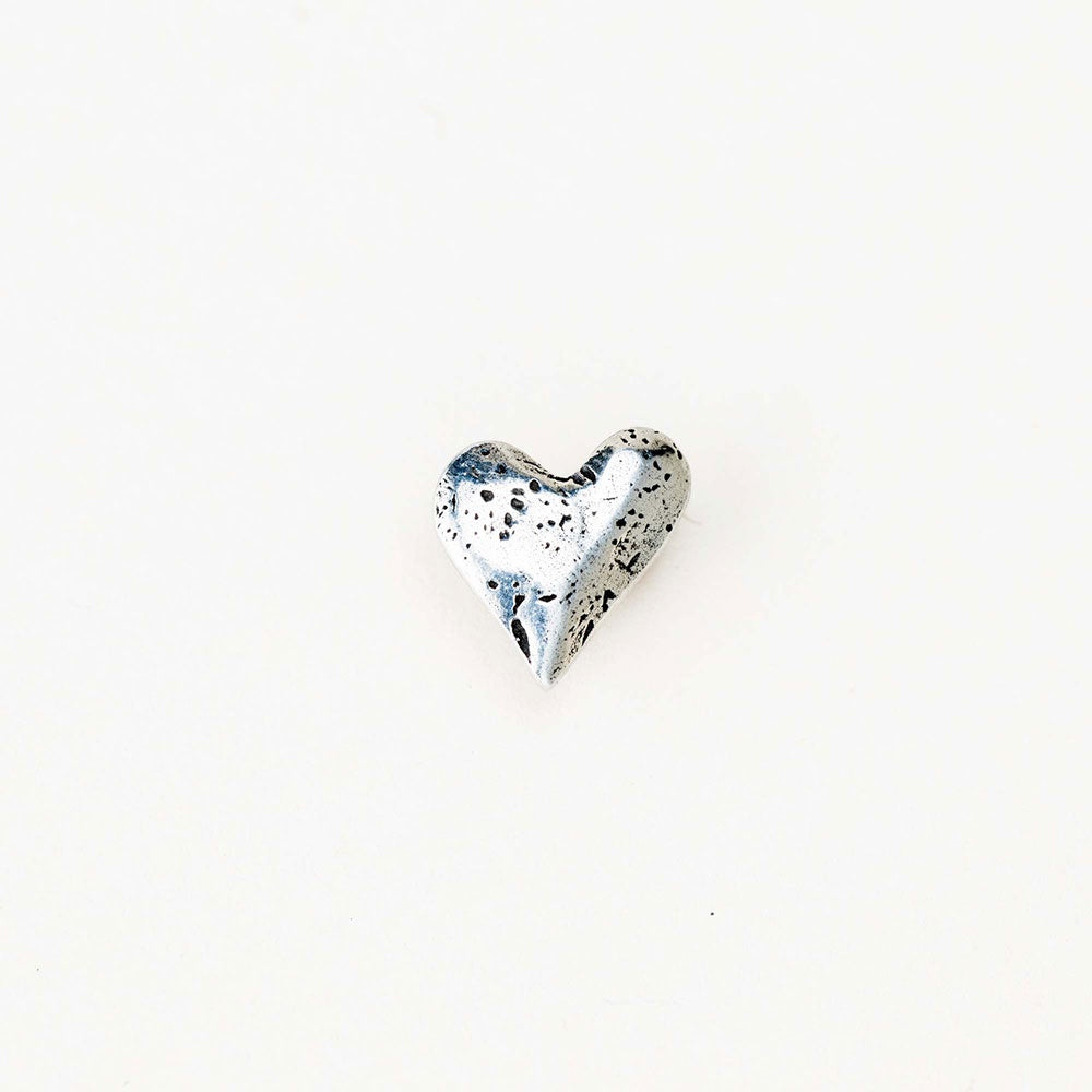 Heart Lapel Pin - Pewter