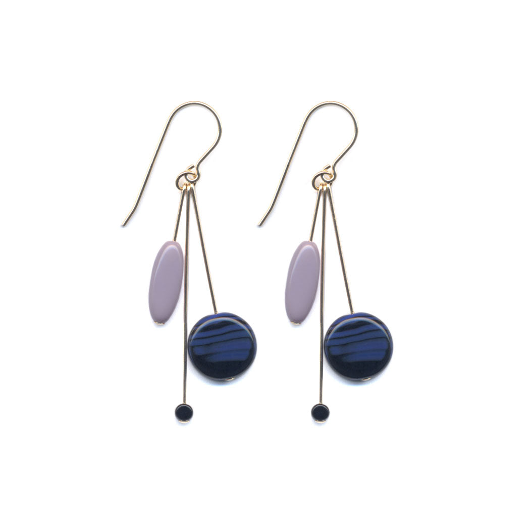 Lavender Petal Cluster Earrings by I. Ronni Kappos