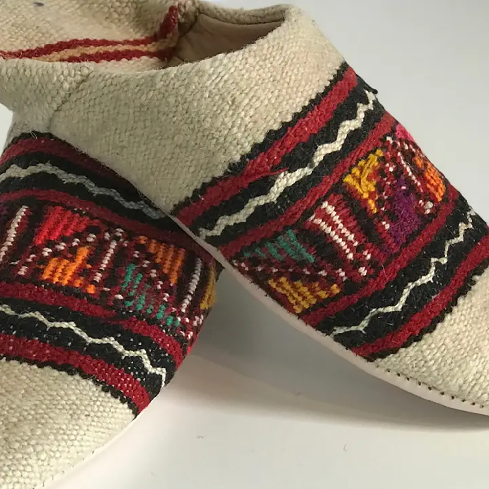Moroccan Kilim Slippers