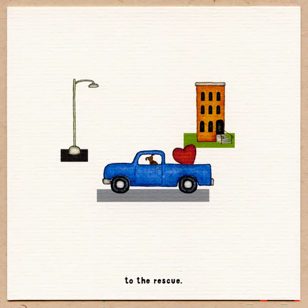 Love to the Rescue Card