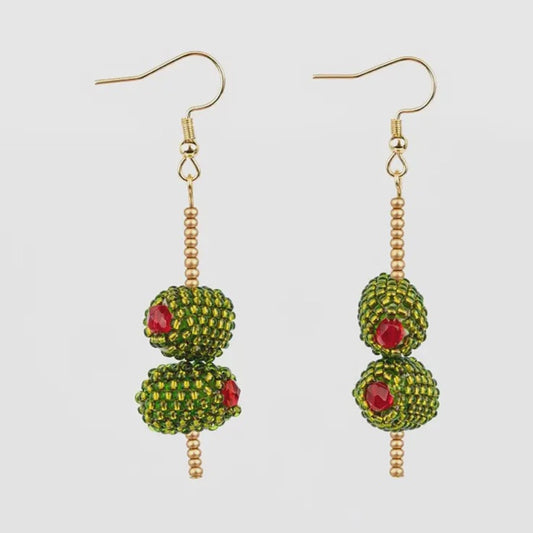 Stuffed Olives Earrings