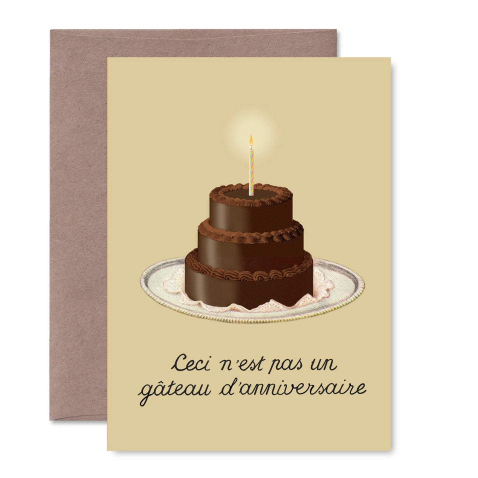 This is Not a Birthday Cake - Card