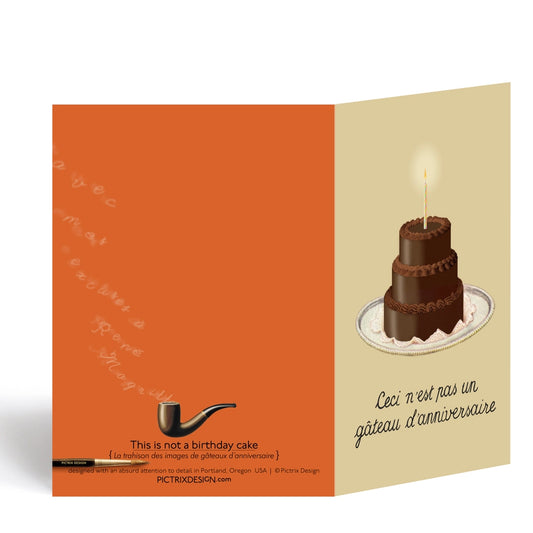 This is Not a Birthday Cake -  Card