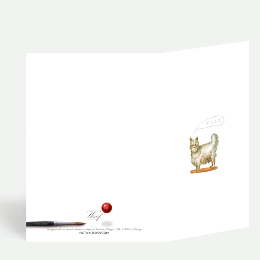 Woof Dog Card