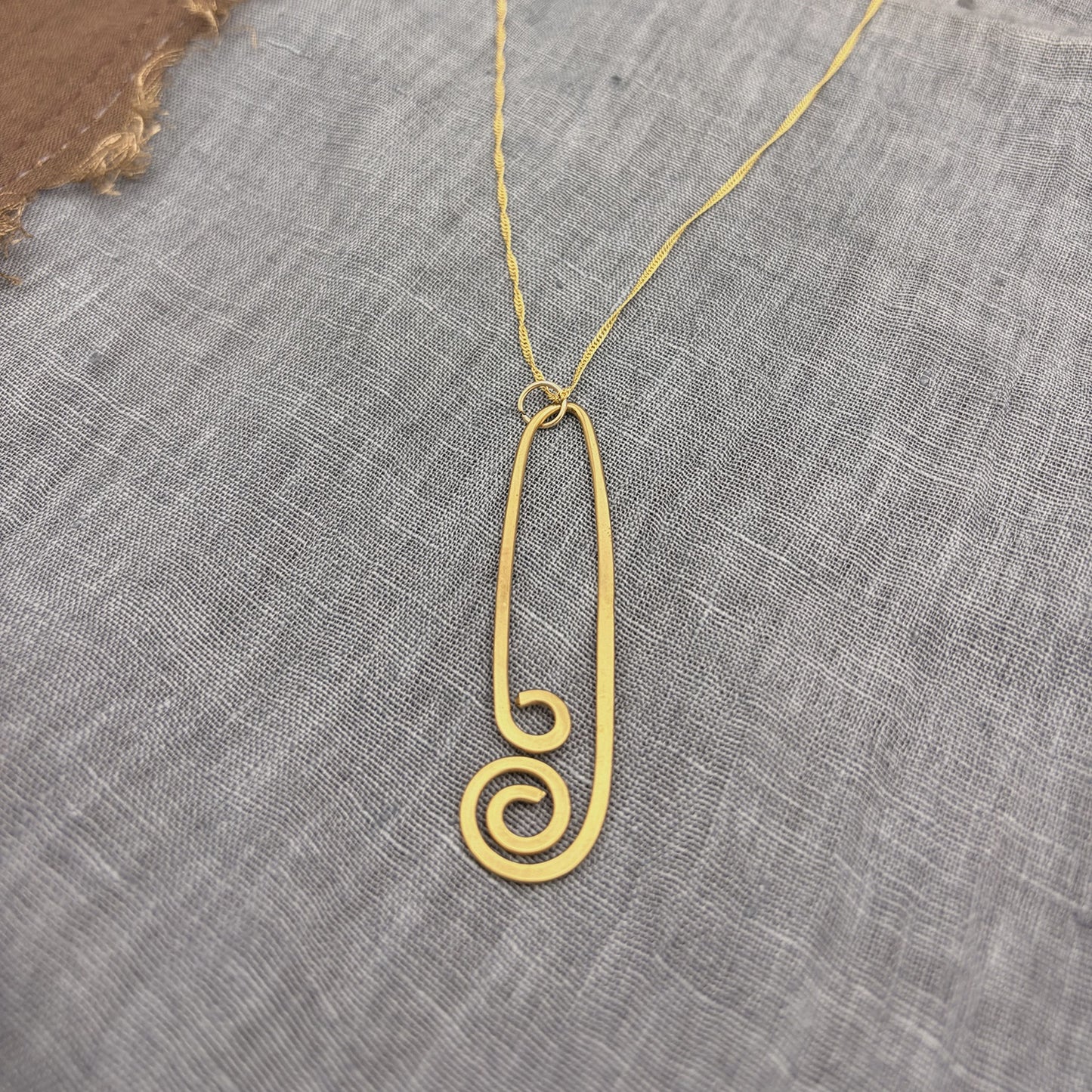Elegant Paperclip Necklace