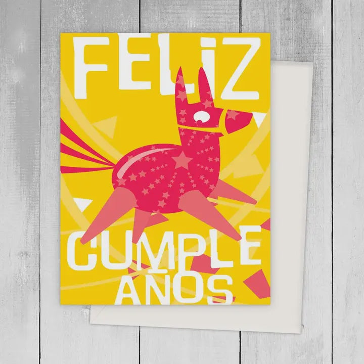 Birthday Piñata Greeting Card