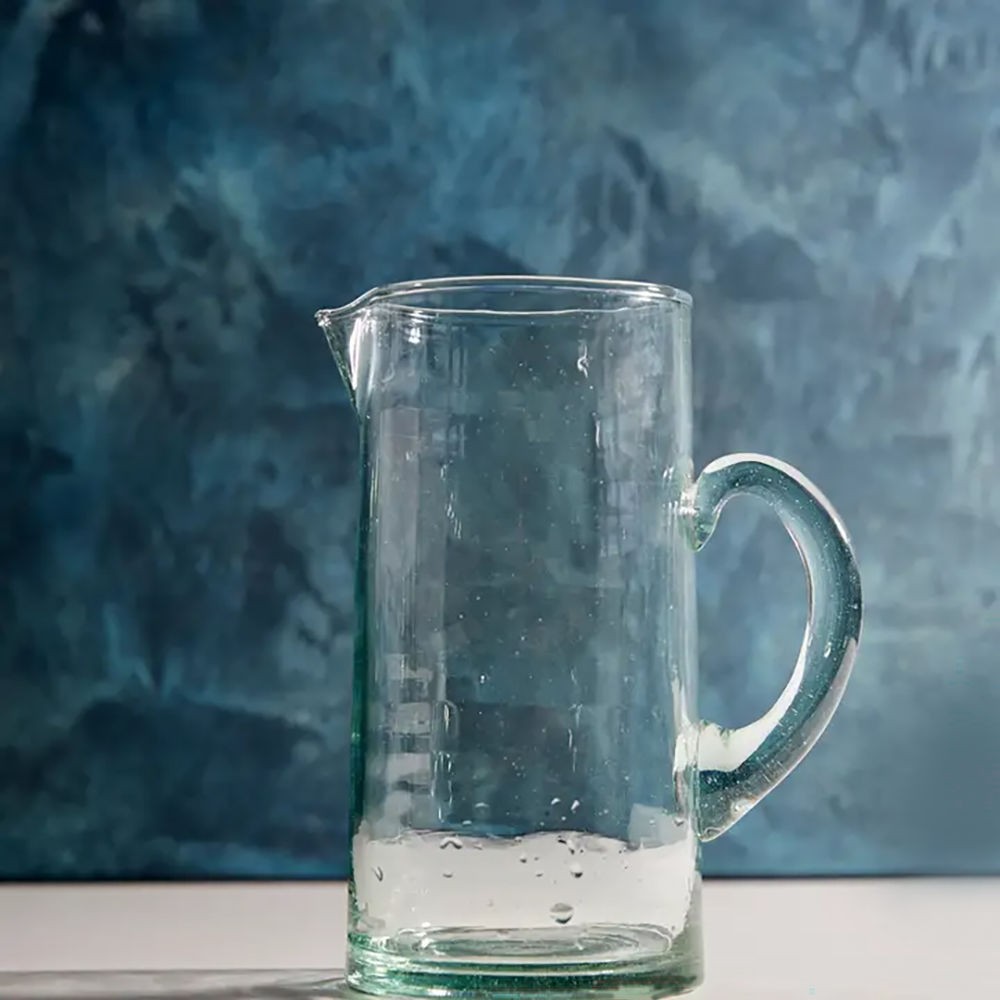 Moroccan Glass Pitcher