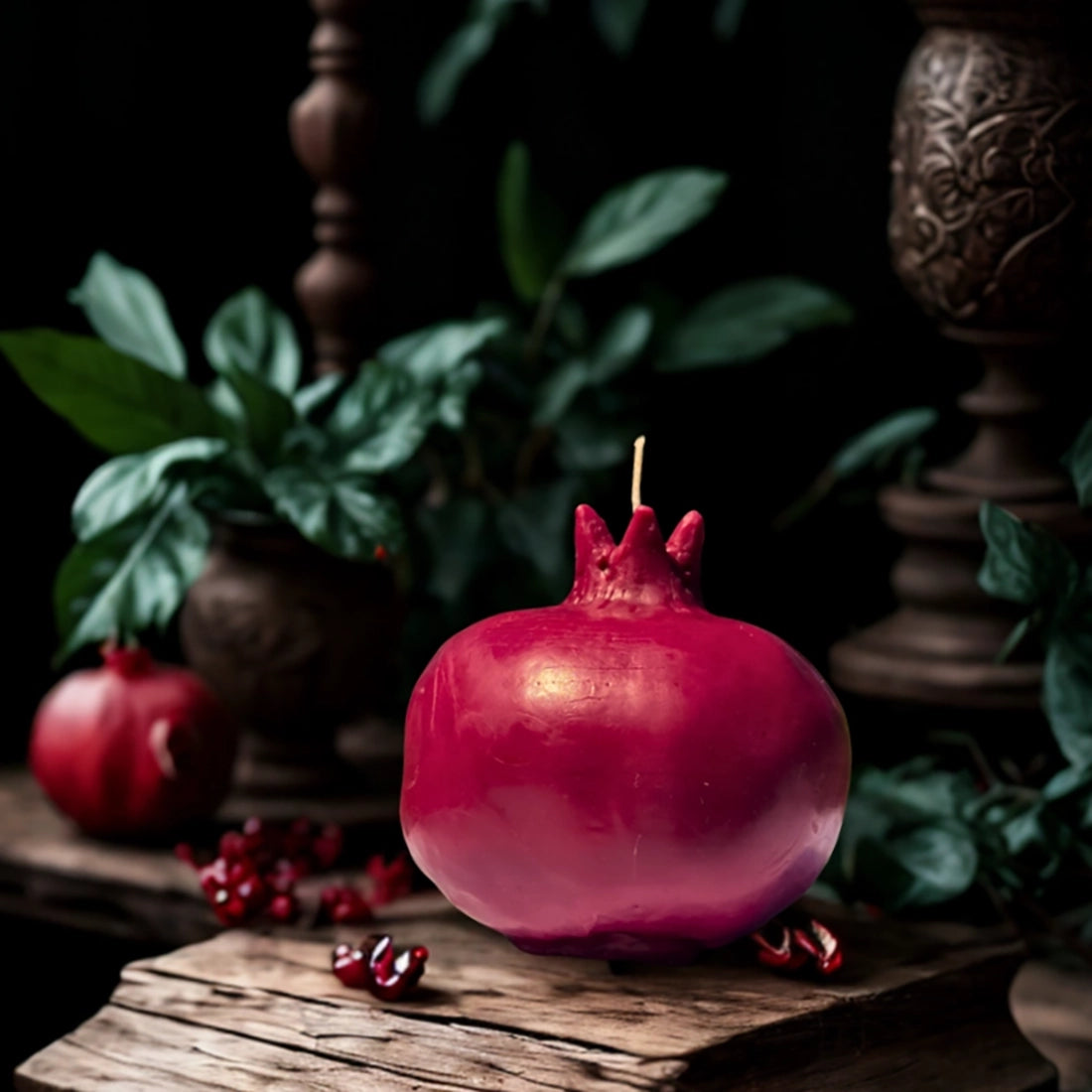 Pomegranate Decorative Candle
