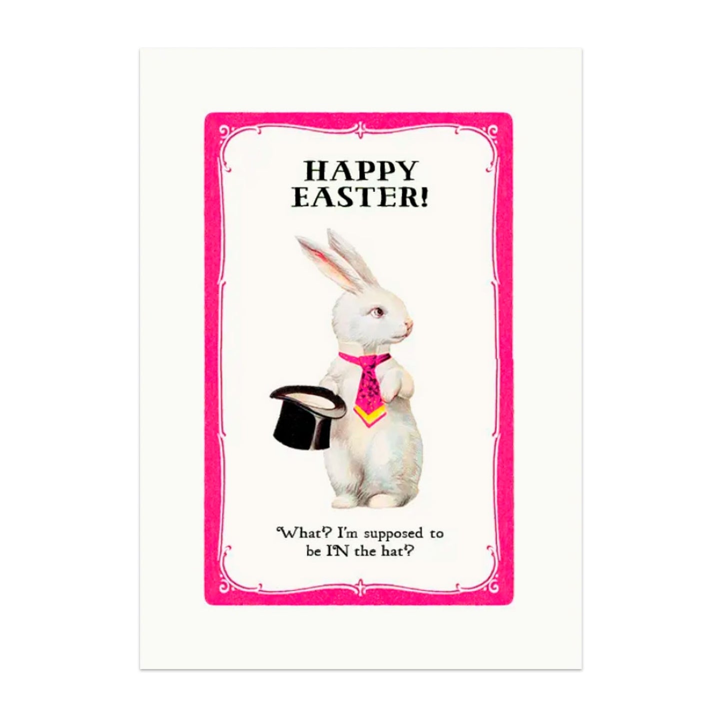 Rabbit in the Hat? Greeting Card