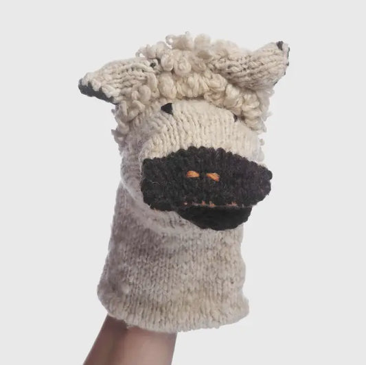 Sawyer the Sheep - Hand Puppet