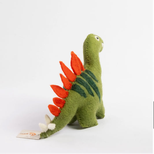 Handmade Felt Stegosaurus