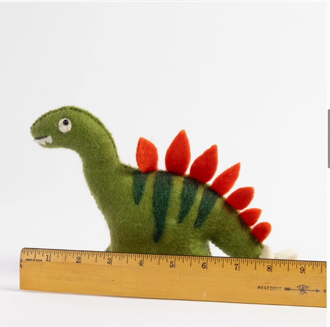 Handmade Felt Stegosaurus