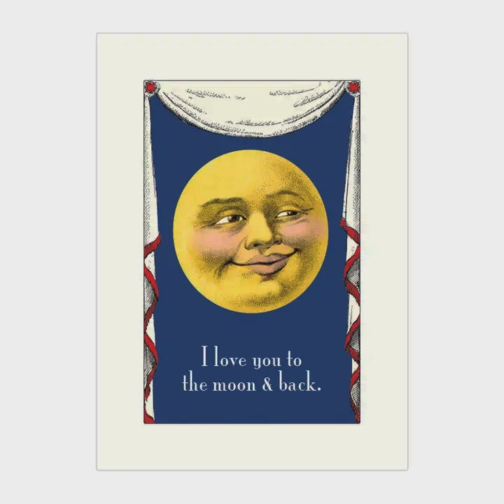 To The Moon - Card