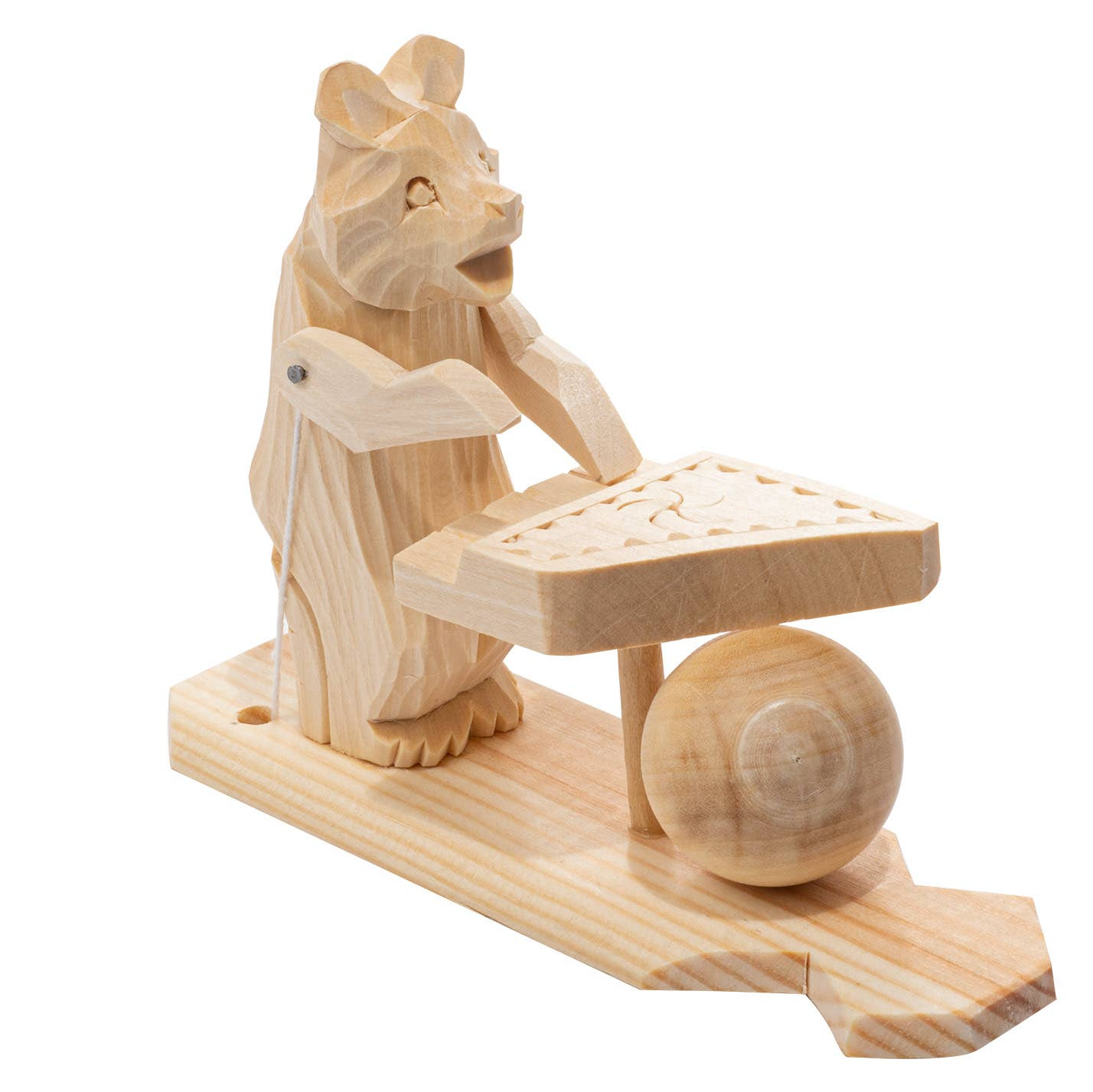 Handcarved Bears Folk Toy