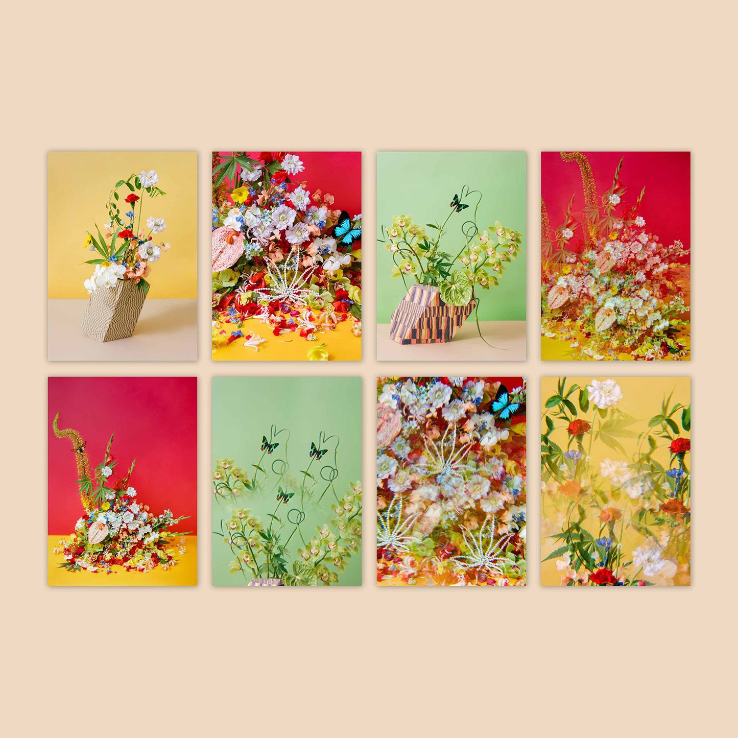 Flower Pot Postcard Set