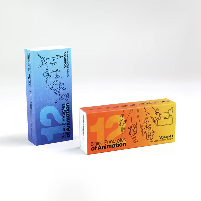 12 Principles of Animation Flipboku Flipbook Set