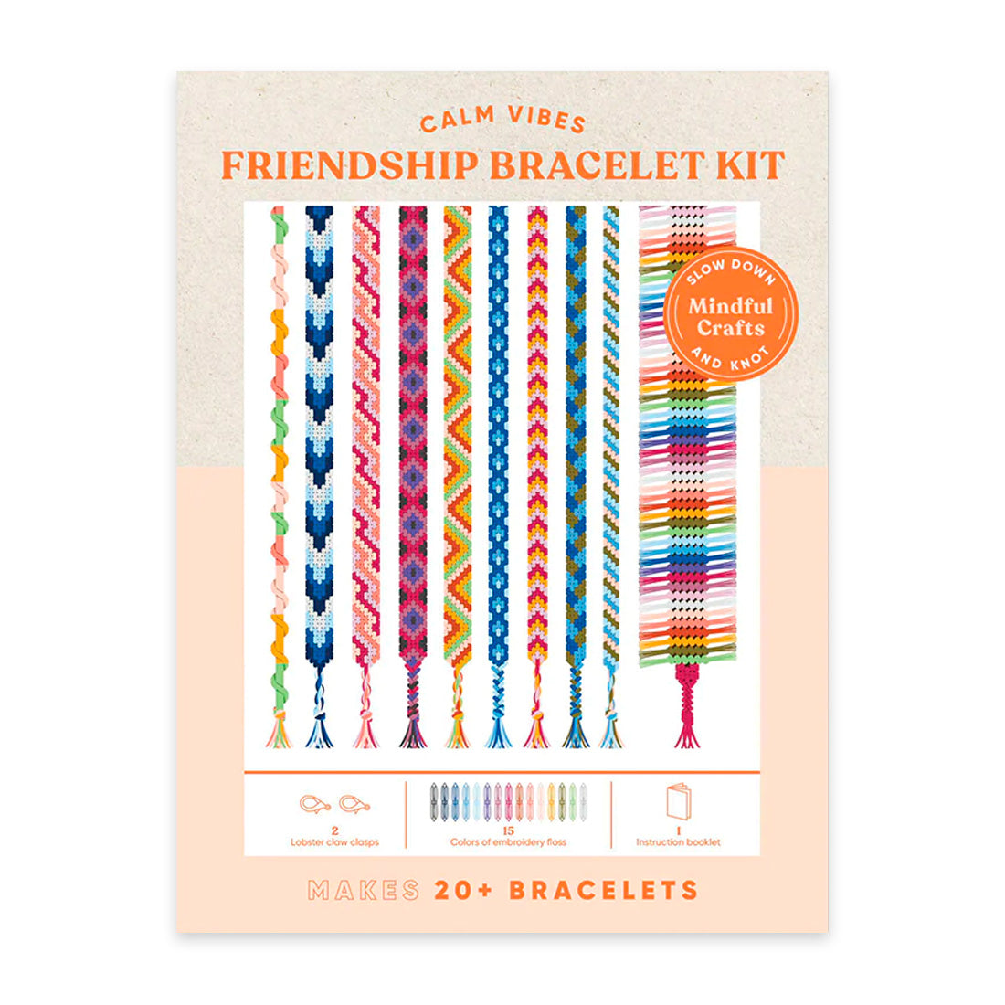 Calm Vibes Friendship Bracelet Kit