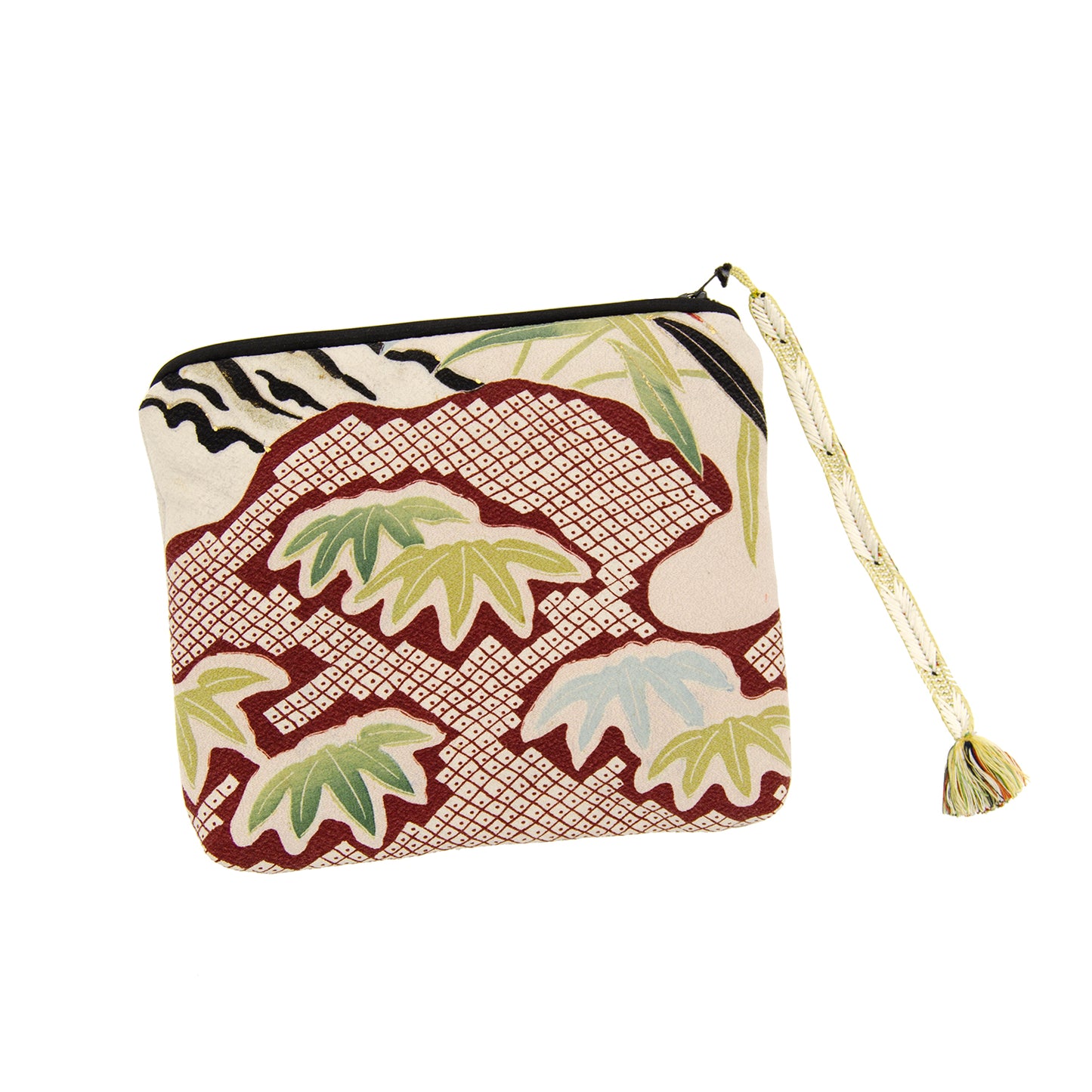 Kumihimo Pouch by Georganne Alex - Bamboo Floral